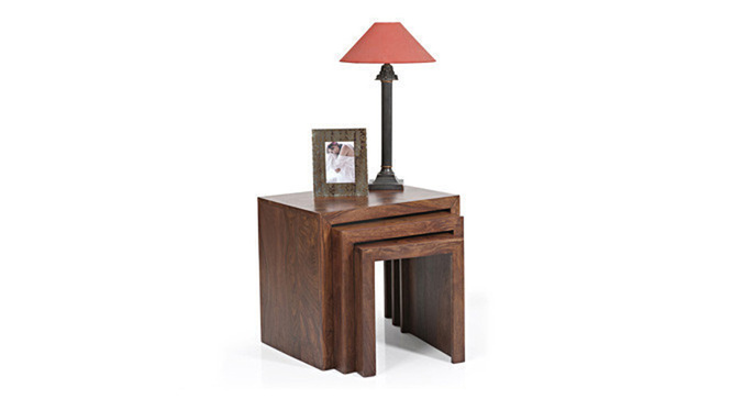 Xeliot Nested Stools Teak